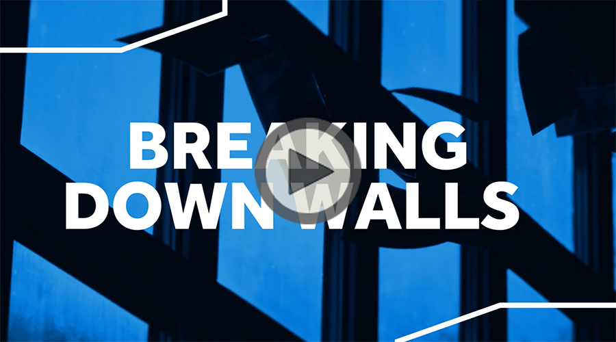 Breaking down walls video thumbnail.