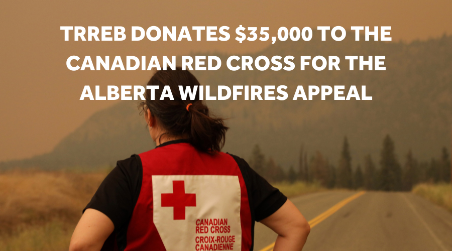 TRREB Donates $35K to the Canadian Red Cross for the Alberta Wildfires Appeal