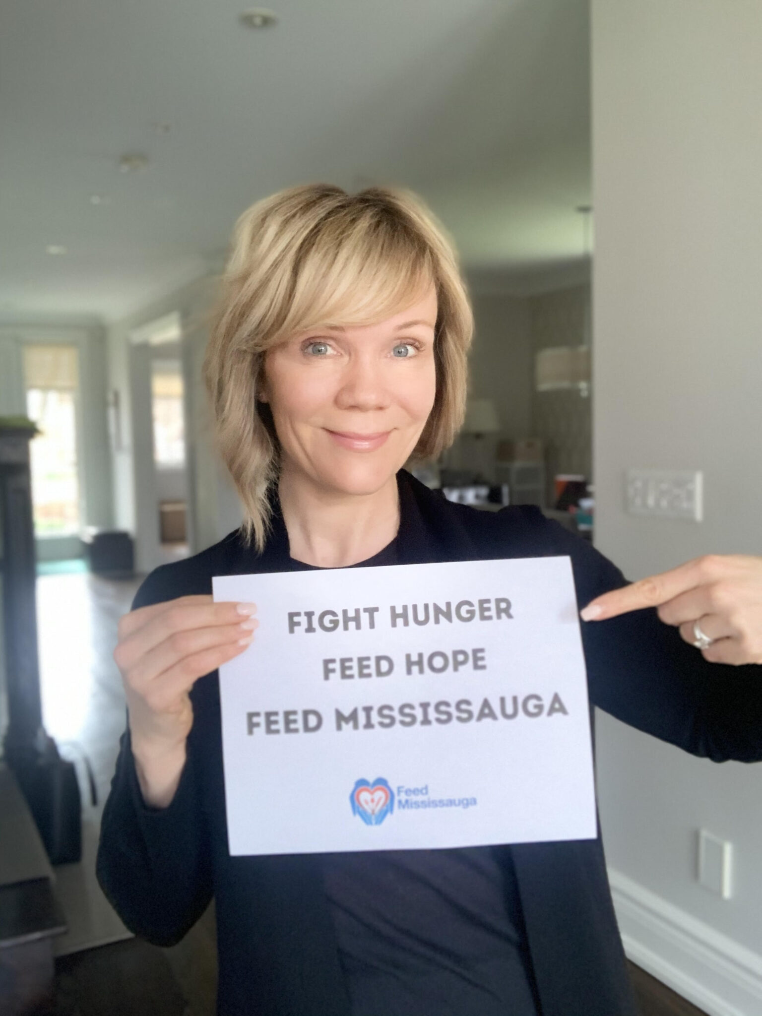 Corrie advocating for Feed Mississauga