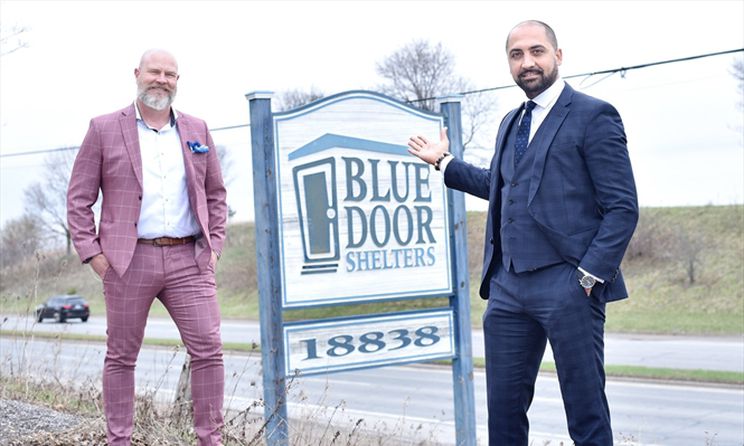 Wasim proudly supporting Blue Door Shelters