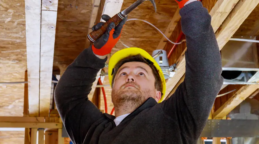 Stock photo of a construction worker.