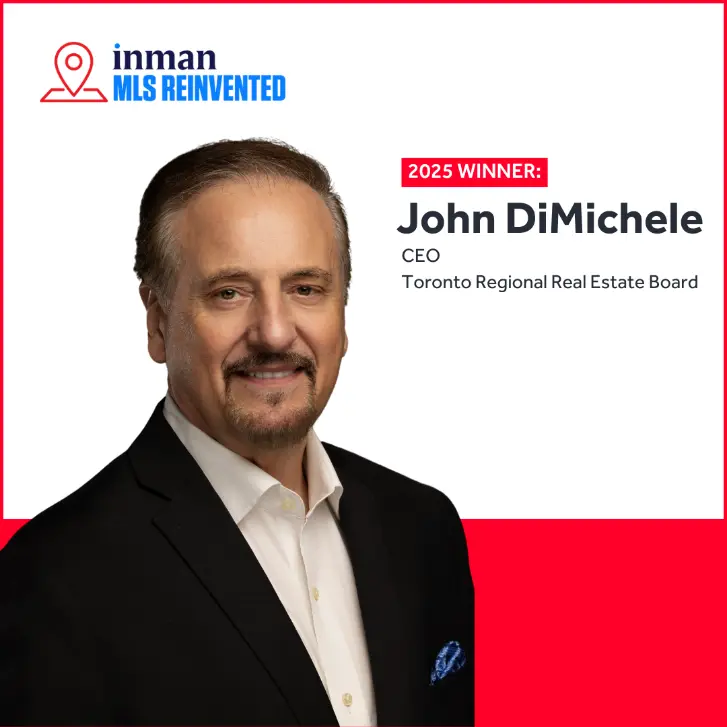 TRREB CEO John DiMichele Named One of Inman’s 2025 MLS® Reinvented Honourees.