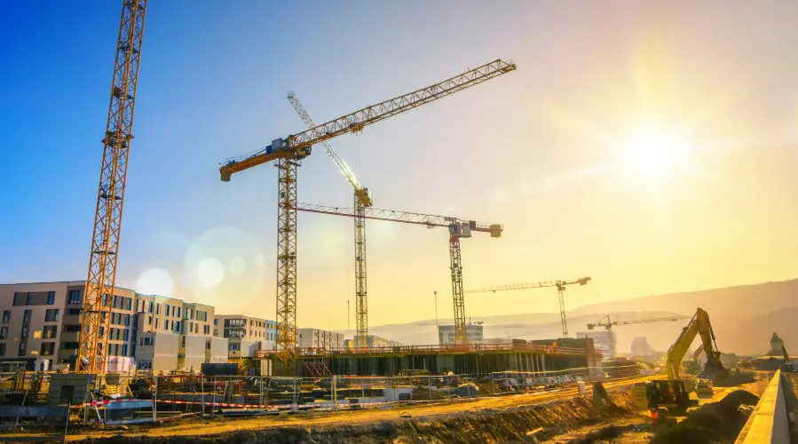 Photo of a residential construction.